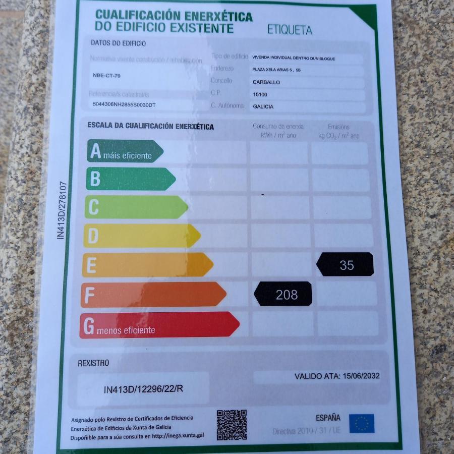 Ferienwohnung Atico Anllons Carballo Exterior foto